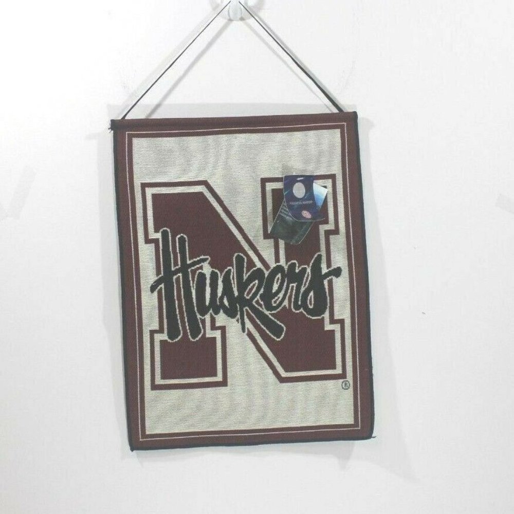 University of Nebraska banner Huskers tapestry